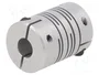 ELESA+GANTER Embrague de Aluminio Ø 16mm/Ø1 16mm/Ø2 6mm