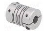 ELESA+GANTER Embrague de Aluminio Ø 16mm/Ø1 16mm/Ø2 6mm