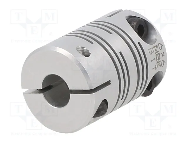 ELESA+GANTER Embrague de Aluminio Ø 16mm/Ø1 16mm/Ø2 6mm