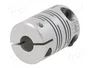 ELESA+GANTER Embrague de Aluminio Ø 16mm/Ø1 16mm/Ø2 6mm