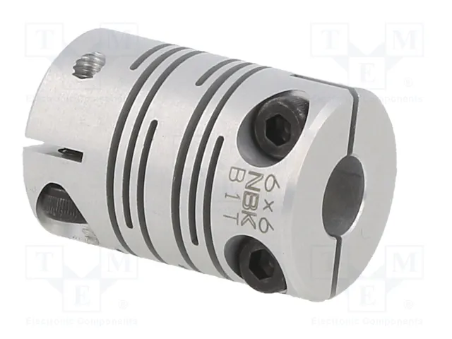 ELESA+GANTER Embrague de Aluminio Ø 16mm/Ø1 16mm/Ø2 6mm