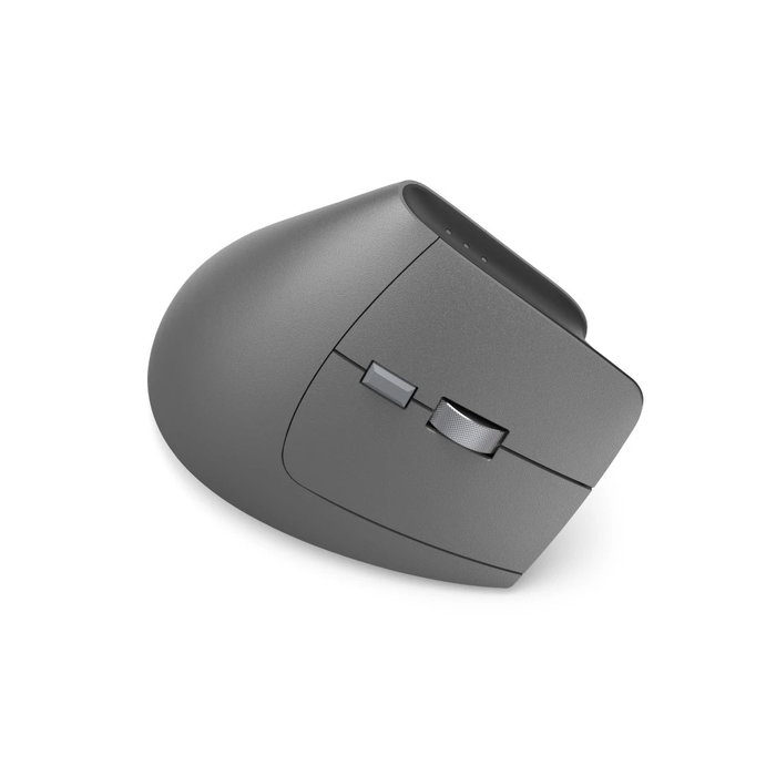Hama EMW-700 Ratón Vertical Ergonómico Gris