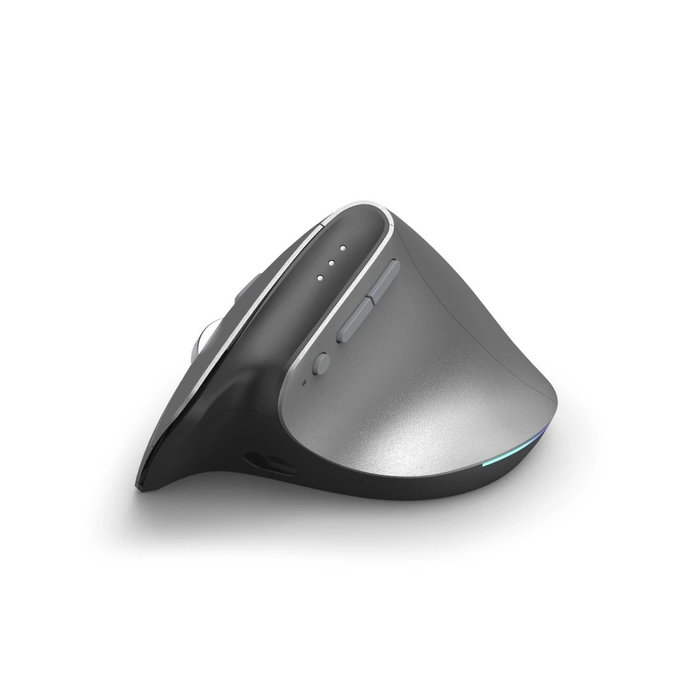 Hama EMW-700 Ratón Vertical Ergonómico Gris