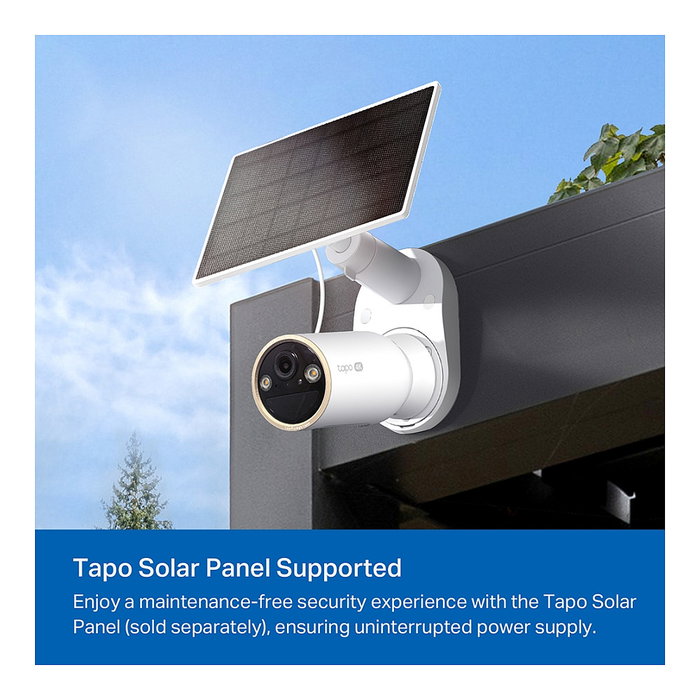 TP-Link Tapo C460(EU) Cámara de Seguridad IP 4K UHD Interior/Exterior, Bala, Color Blanco, Resistente a la Intemperie IP66