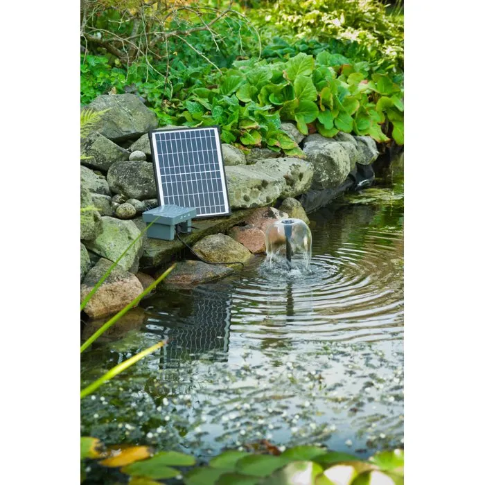 Ubbink Bomba para Fuente SolarMax 600 Accu Power Control, Caudal 700 l/h, Funcionamiento Día/Noche