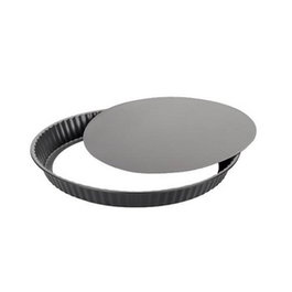 Ibili Molde Tarta Desmontable 28 cm de Diámetro y 3 cm de Alto para Hornear, Exoglass