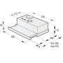 Gorenje TH64E4BG Campana extractora de pantalla plana 60 cm, Negro