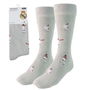 Cerdá Pack de 6 Calcetines Infantiles Real Madrid Tallas 27/30-31/34 Color Gris - 6,6