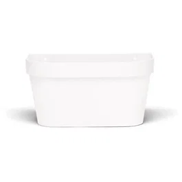 Garden Id Maceta de pared Star Blanco 36 x 16 cm