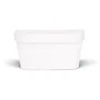Garden Id Maceta de pared Star Blanco 36 x 16 cm