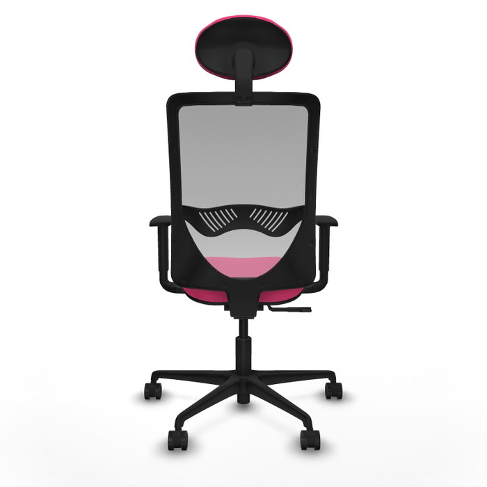 PIQUERAS Y CRESPO Silla de oficina Zulema Rosa y Gris PIQUERAS Y CRESPO Silla de oficina Zulema Rosa y Gris