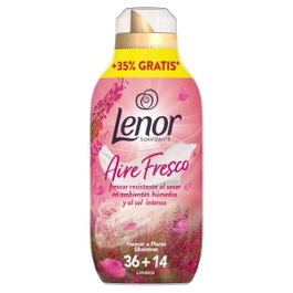 Lenor Aire Fresco Flores Silvestres Suavizante de Ropa Líquido Concentrado 50 Dosis