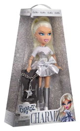 MGA Muñeca Cloe + Charmz Stylin Bratz - Incluye Charm 25 Aniversario, Coleccionable, Marcado CE