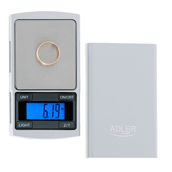 Adler AD 3168 Báscula de precisión digital inox 100 g / 0,01 g Adler AD 3168 Báscula de precisión digital inox 100 g / 0,01 g