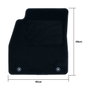 OCC Design Alfombrilla a Medida para Opel Insignia (2808-2817) 5PZ