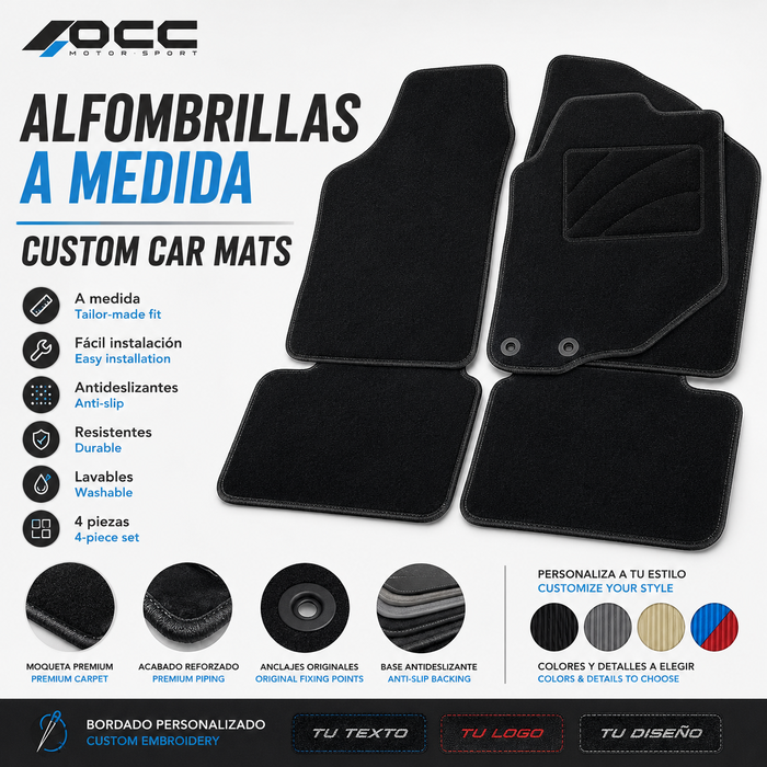 OCC Design Alfombrilla a Medida para Opel Insignia (2808-2817) 5PZ OCC Design Alfombrilla a Medida para Opel Insignia (2808-2817) 5PZ