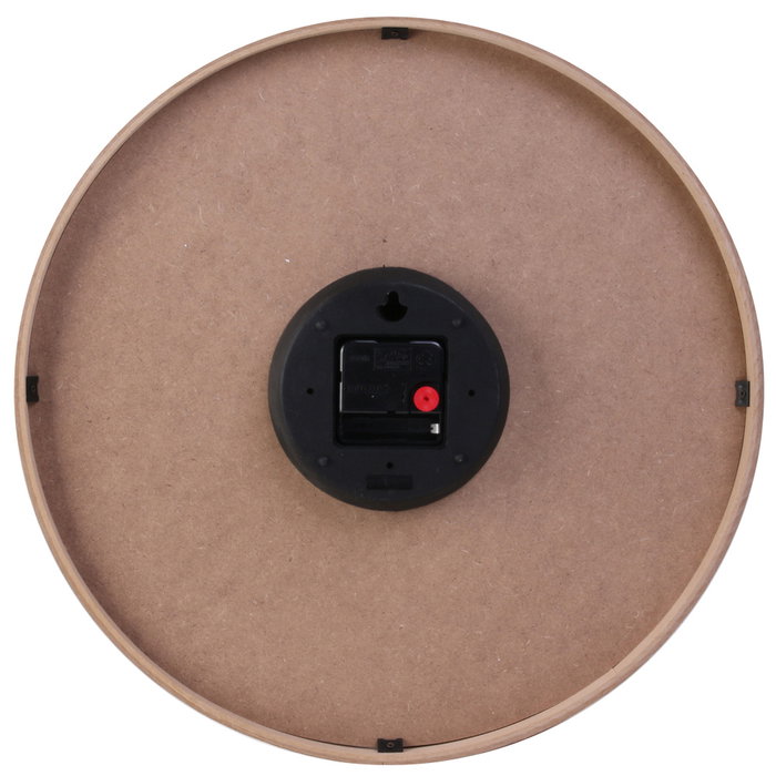 Home Deco Factory Reloj de Pared Mapamundi Madera con Marco Diámetro 40 cm