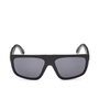 Adidas Sport Gafas de Sol OR0093 02A 140 mm Negro Mate Cuadradas Unisex con Cristales Humo - Calibre 57 mm, Ancho Puente 16 mm
