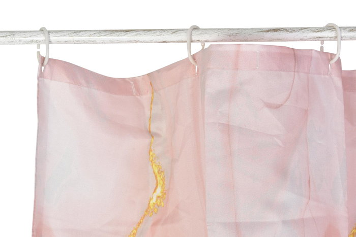 DKD Home Decor Cortina Glam Melocoton 180 x 180 cm (6 Unidades) DKD Home Decor Cortina Glam Melocoton 180 x 180 cm (6 Unidades)