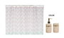 DKD Home Decor Cortina de Poliéster 180x180 cm Melocotón
