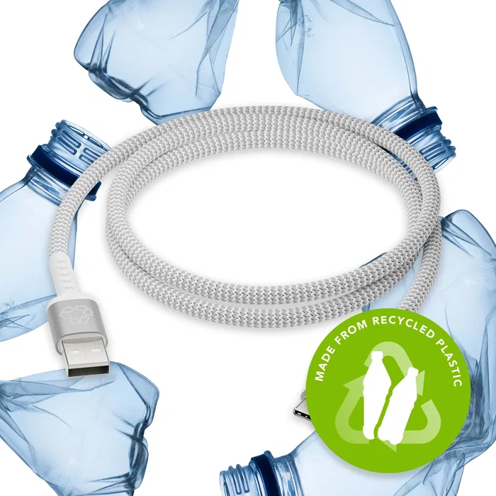 Dbramante1928 CB12ACGR7114 Cable USB USB-A a USB-C 1.2 m - USB 2.0 (480 Mbit/s) para Carga y Transferencia de Datos - Blanco