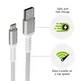 Dbramante1928 CB12ACGR7114 Cable USB USB-A a USB-C 1.2 m - USB 2.0 (480 Mbit/s) para Carga y Transferencia de Datos - Blanco