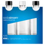 SodaStream Pack de 3 Botellas de 1L para Bebidas Carbonatadas