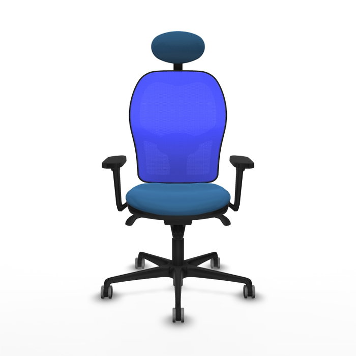 PIQUERAS Y CRESPO Silla de oficina Jorquera Azul con mecanismo Sincro PIQUERAS Y CRESPO Silla de oficina Jorquera Azul con mecanismo Sincro