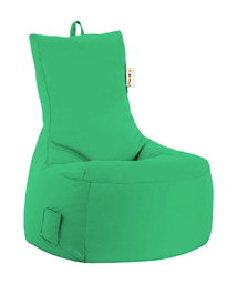 Atelier Del Sofa Puf de Jardín Diamond Green 60cm Ancho, 90cm Respaldo, 35cm Alto, para Exterior