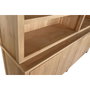 DKD Home Decor Librería de Pino y Metal 200x45x220 Escalera