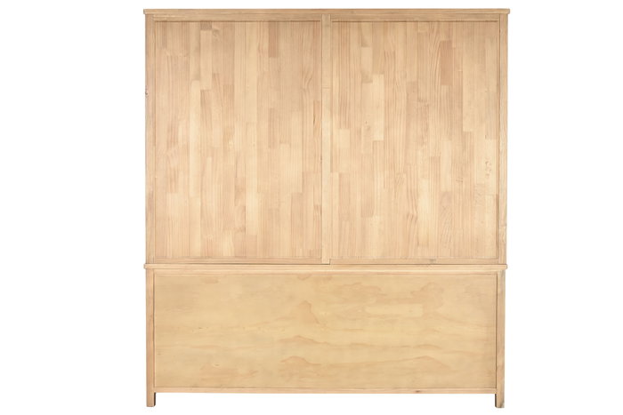 DKD Home Decor Libreria Alpino 200 x 45 x 220 cm Pino y Metal