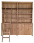 DKD Home Decor Libreria Alpino 200 x 45 x 220 cm Pino y Metal