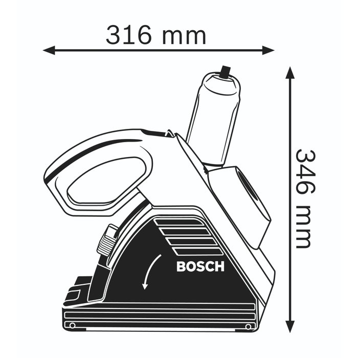 Bosch GNF 35 CA Rozadora multiusos en maletín