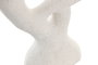 DKD Home Decor Lámpara de Sobremesa de Cerámica y Cristal Crudo