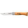 Opinel Navaja Nº 6 Acero Carbono Hoja 7 cm Mango Haya Barniz Teñido