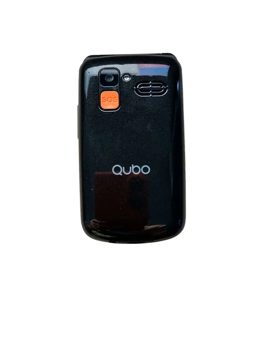 Qubo P-210NW Teléfono Móvil 4G Doble SIM con Cámara, Pantalla 6.1 cm (2.4"), Botón SOS, Ideal para Personas Mayores, Negro