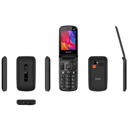 Qubo Teléfono Móvil P-210NW 4G para Personas Mayores Negro