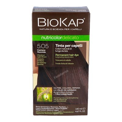 BIOKAP Tinte Castaño Avellana 5.05 Delicato 140ml BIOKAP Tinte Castaño Avellana 5.05 Delicato 140ml