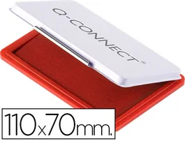 Q-connect Tampón nº2 110x70 mm Rojo