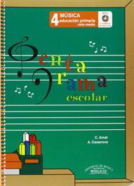 BOILEAU, Pentagrama escolar 4 ciclo medio - BOILEAU