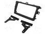 METRA Bastidor de montaje de radio para Toyota Corolla 2009-2013 2 DIN Negro Mate