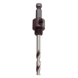 Bluemaster Husillo adaptador para corona bimetálica Ø14-30 mm con mango hexagonal 9,5 mm y broca guía