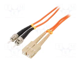 GEMBIRD Cable de conexión de fibra óptica OM2 SC/UPC a ST/UPC 5m