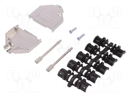 HARTING Carcasa para conectores D-Sub 15pin y HD 26pin