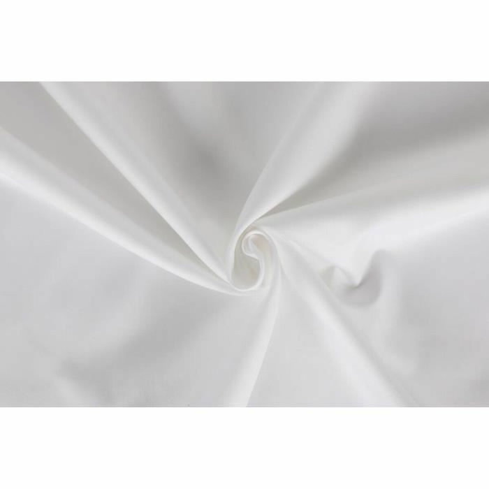 Juego de cama 100% algodón satén Blanco - 1 funda nórdica 220x240 cm + 2 fundas de almohada 60x60 cm Juego de cama 100% algodón satén Blanco - 1 funda nórdica 220x240 cm + 2 fundas de almohada 60x60 cm