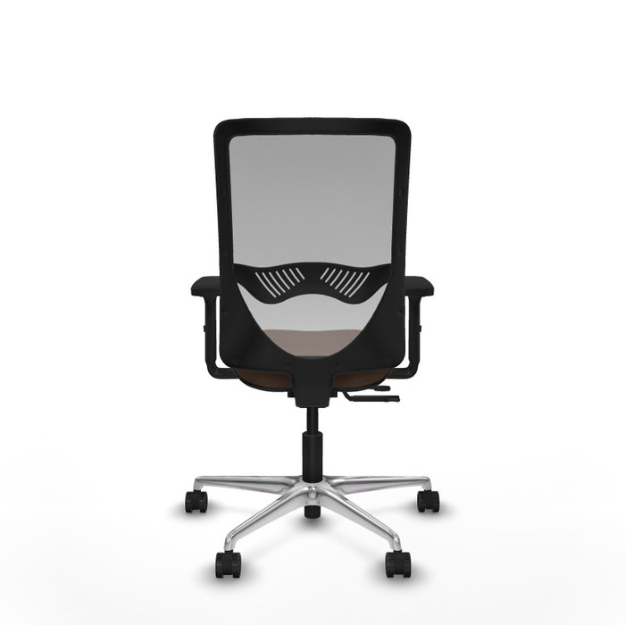 PIQUERAS Y CRESPO Silla de oficina Zulema con mecanismo Sincro/Traslack, Marrón oscuro y Gris PIQUERAS Y CRESPO Silla de oficina Zulema con mecanismo Sincro/Traslack, Marrón oscuro y Gris