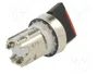 SIEMENS Interruptor rotativo rojo 22mm 2 posiciones