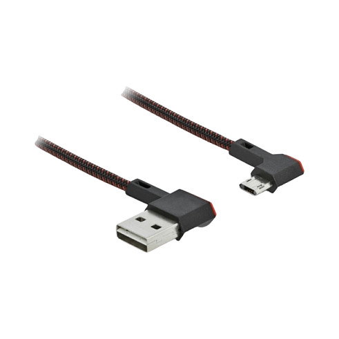 DeLOCK Cable USB 2.0 Tipo-A a Micro-USB B angular, 0,2 m, negro DeLOCK Cable USB 2.0 Tipo-A a Micro-USB B angular, 0,2 m, negro