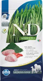 Farmina N&D Dog Spirulina Medium Maxi Cordero 2 kg Alimento para Perros