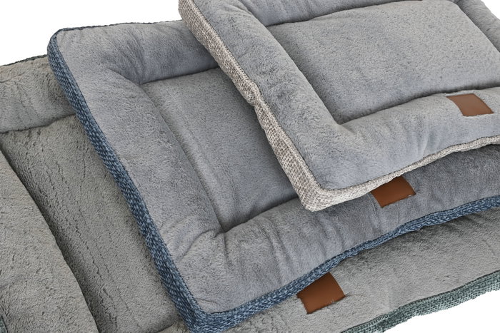 DKD Home Decor Set de Cama para Mascota de 3 Piezas en Poliéster DKD Home Decor Set de Cama para Mascota de 3 Piezas en Poliéster